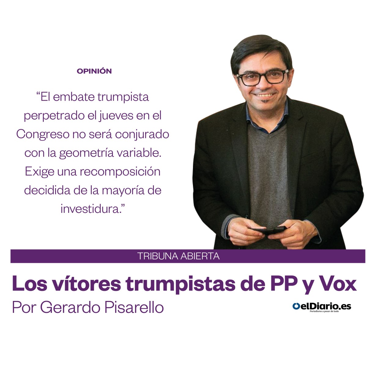 Los vítores trumpistas de PP y&nbsp;Vox